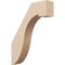 Ekena Millwork 3-inch W x 14-inch D x 18-inch H Del Monte Rough Cedar Woodgrain TimberThane Knee Brace, Primed BRCUR03X14X18DELRCPR - alternate 1